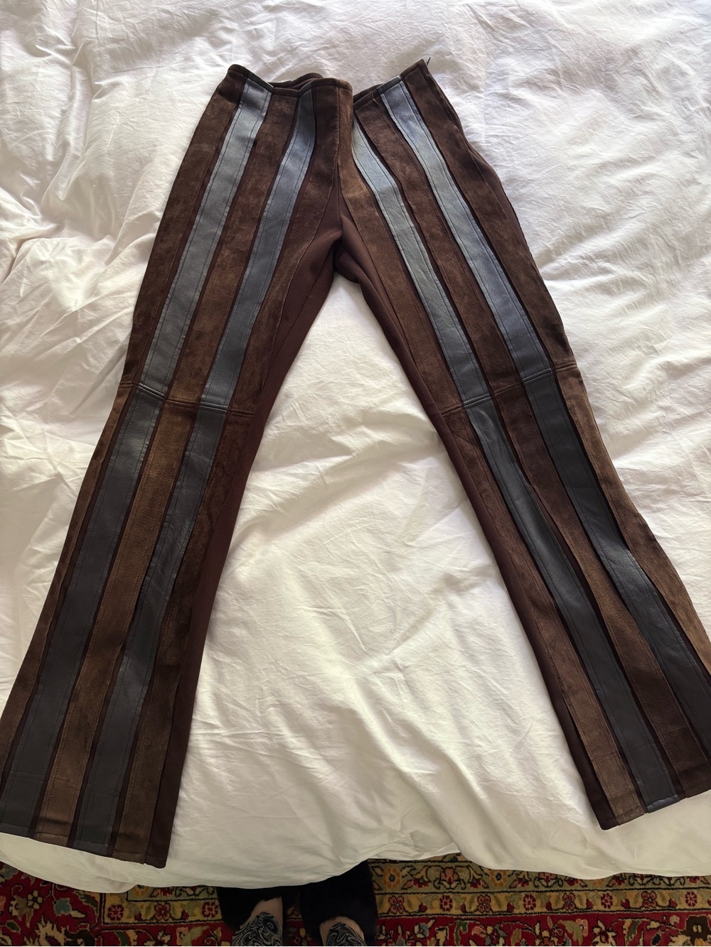 FINAL SALE - Vintage suede/leather pants